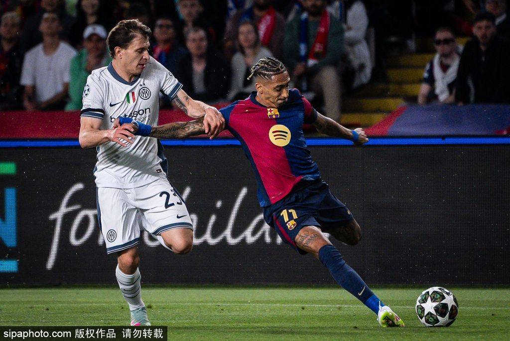 皇冠信用网登_欧冠-进球大战皇冠信用网登！邓弗里斯2射1传亚马尔破门 巴萨3-3国米