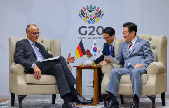 皇冠信用网代理_默茨会晤李在明：要制定对华战略皇冠信用网代理，想听听韩国看法